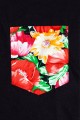 Flower Pocket Black