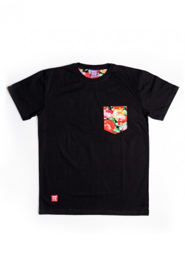 Flower Pocket Black